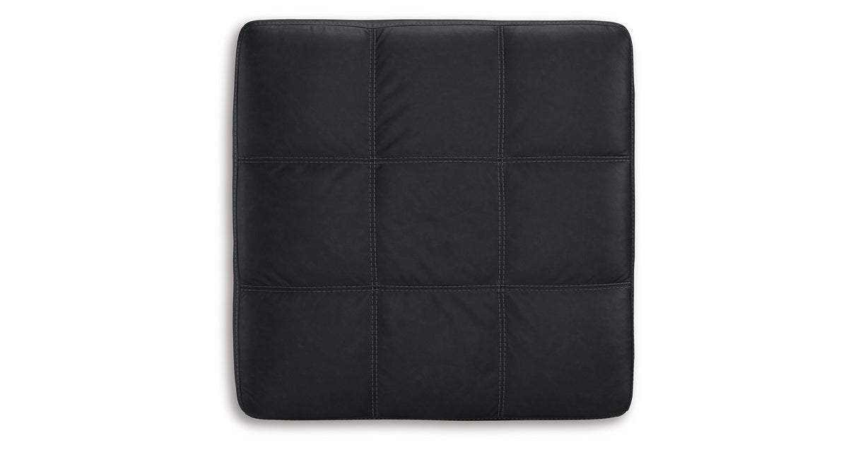 Barlin Mills Carbon Oversized Accent Ottoman from Ashley - Luna Furniture