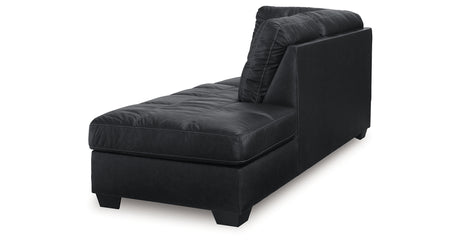 Barlin Mills Carbon Right-Arm Facing Corner Chaise from Ashley - Luna Furniture