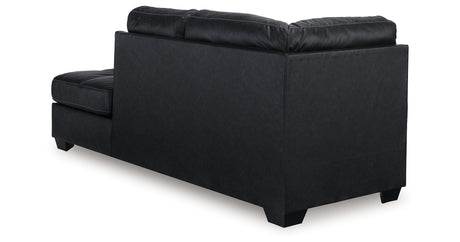 Barlin Mills Carbon Right-Arm Facing Corner Chaise from Ashley - Luna Furniture