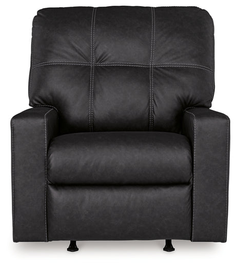 Barlin Mills Sofa, Loveseat and Recliner in Carbon from Ashley - Luna Furniture