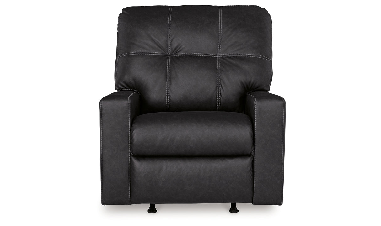 Barlin Mills Carbon Recliner from Ashley - Luna Furniture