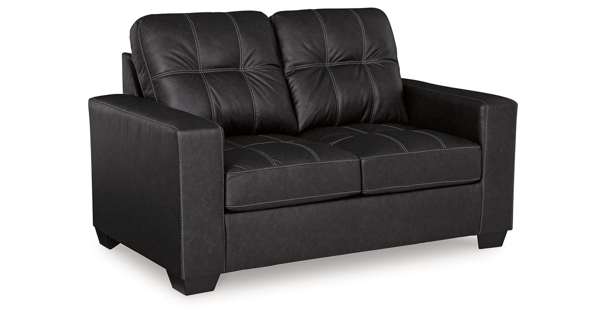 Barlin Mills Sofa and Loveseat in Carbon from Ashley - Luna Furniture