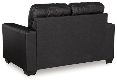 Barlin Mills Sofa and Loveseat in Carbon from Ashley - Luna Furniture
