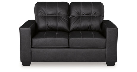 Barlin Mills Carbon Loveseat from Ashley - Luna Furniture