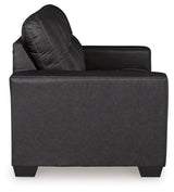 Barlin Mills Sofa and Loveseat in Carbon from Ashley - Luna Furniture