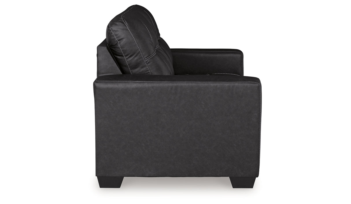 Barlin Mills Sofa and Loveseat in Carbon from Ashley - Luna Furniture