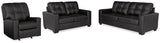 Barlin Mills Sofa, Loveseat and Recliner in Carbon from Ashley Furniture - Luna Furniture