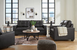 Barlin Mills Sofa, Loveseat and Recliner in Carbon from Ashley Furniture - Luna Furniture