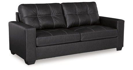 Barlin Mills Sofa, Loveseat and Recliner in Carbon from Ashley - Luna Furniture