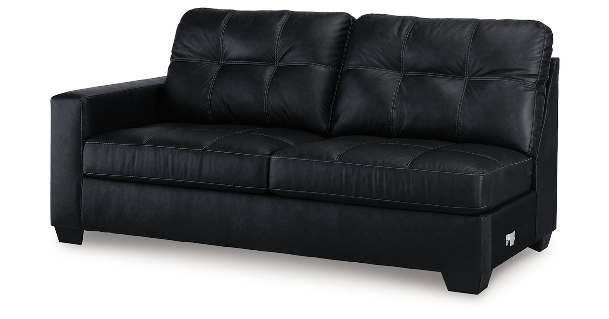 Barlin Mills Carbon Left-Arm Facing Sofa from Ashley - Luna Furniture