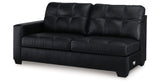 Barlin Mills Carbon Left-Arm Facing Sofa from Ashley - Luna Furniture
