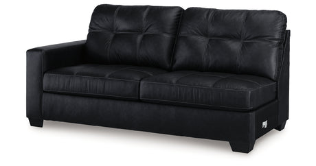 Barlin Mills Carbon Left-Arm Facing Sofa from Ashley - Luna Furniture
