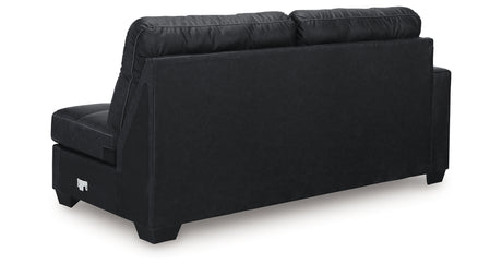 Barlin Mills Carbon Left-Arm Facing Sofa from Ashley - Luna Furniture