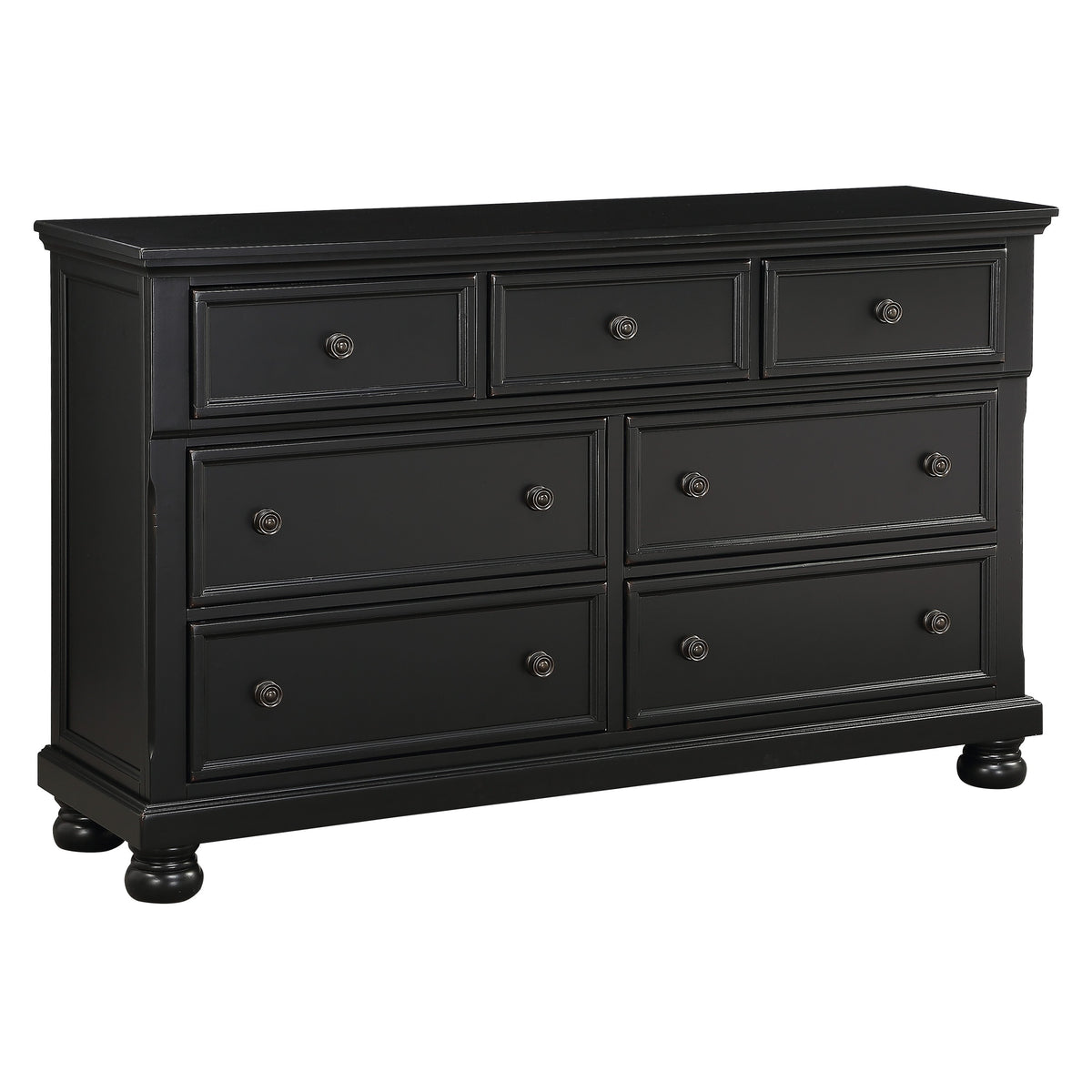 Laurelin Black Nightstand from Homelegance - Luna Furniture