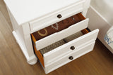 Laurelin White Dresser from Homelegance - Luna Furniture