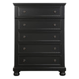 1714BK-1*9 5-Piece Bedroom Set (Queen Bed, Nightstand, Dresser, Mirror, Chest) from Homelegance - Luna Furniture