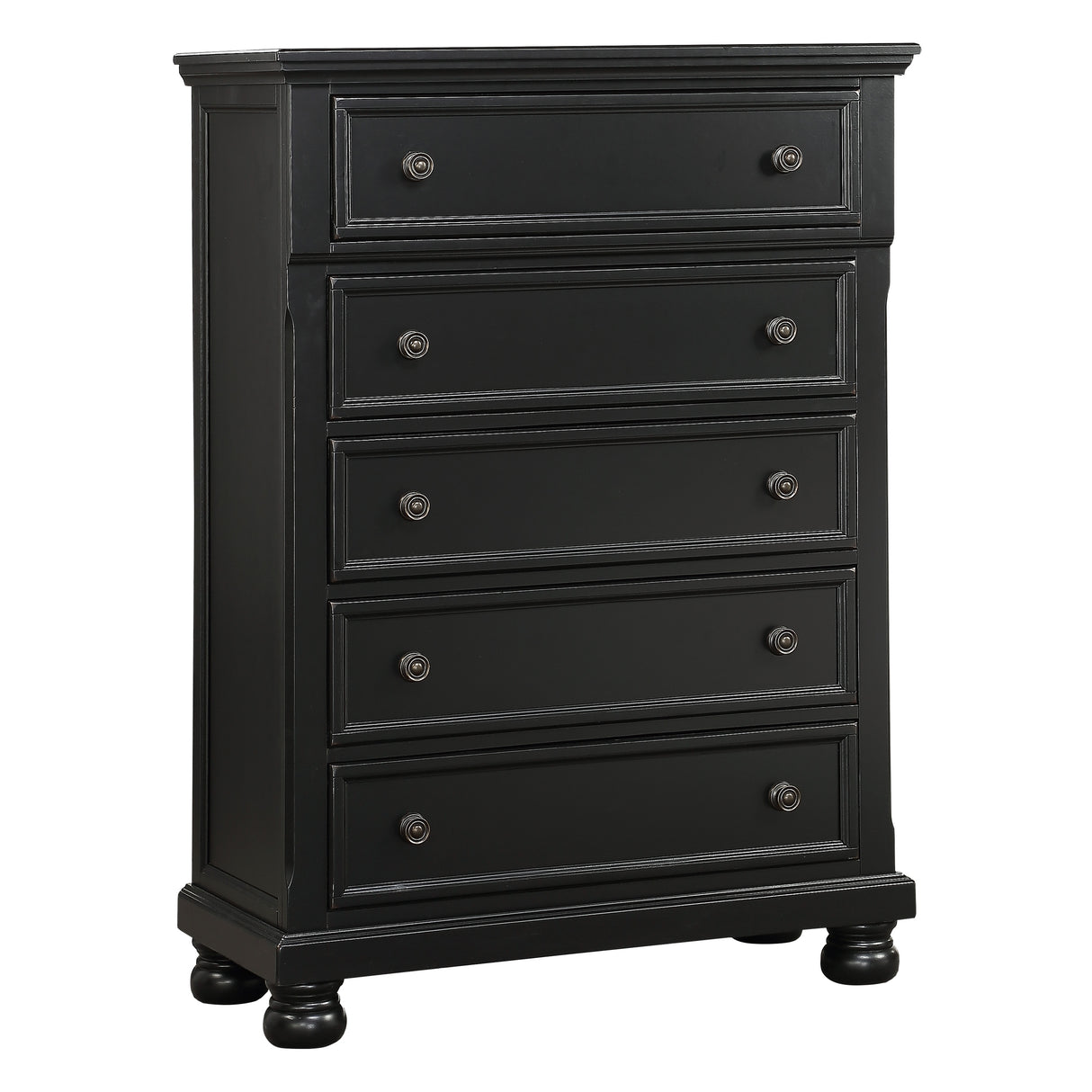 1714BK-1*9 5-Piece Bedroom Set (Queen Bed, Nightstand, Dresser, Mirror, Chest) from Homelegance - Luna Furniture