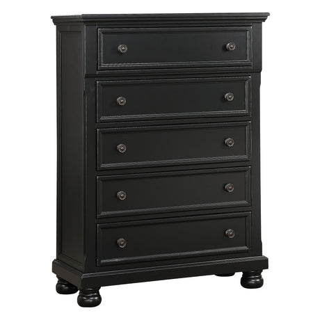 1714BK-1*9 5-Piece Bedroom Set (Queen Bed, Nightstand, Dresser, Mirror, Chest) from Homelegance - Luna Furniture