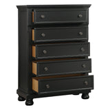 1714BK-1*9 5-Piece Bedroom Set (Queen Bed, Nightstand, Dresser, Mirror, Chest) from Homelegance - Luna Furniture
