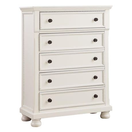 1714W-1*9 5-Piece Bedroom Set (Queen Bed, Nightstand, Dresser, Mirror, Chest) from Homelegance - Luna Furniture