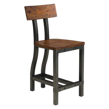 Holverson Rustic Brown Counter Height Table from Homelegance - Luna Furniture