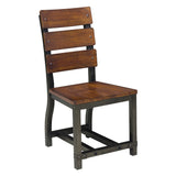 Holverson Rustic Brown 5-Piece Counter Height Set from Homelegance - Luna Furniture