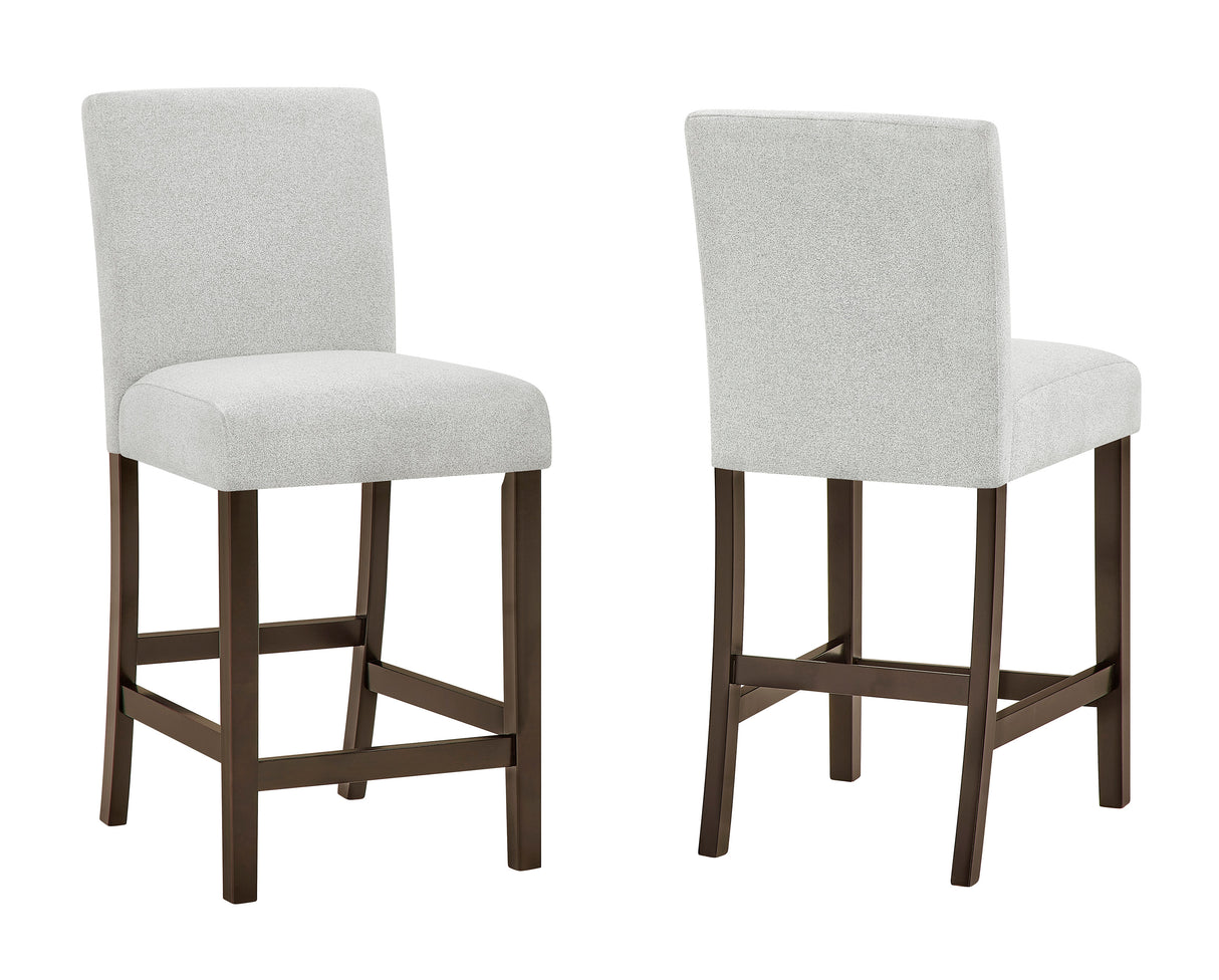 Lennon Brown/Gray 5-Piece Counter Height Dining Set from Crown Mark - Luna Furniture