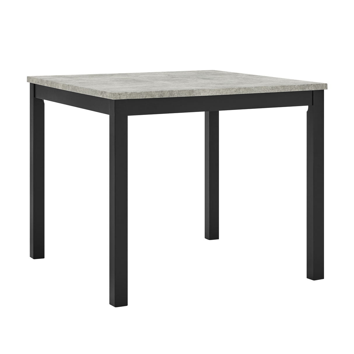 Lennon Black/Concrete 5-Piece Counter Height Set from Crown Mark - Luna Furniture