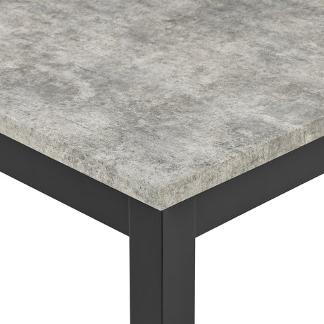 Lennon Black/Concrete 5-Piece Counter Height Set from Crown Mark - Luna Furniture