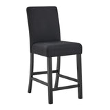 Lennon Black/Concrete 5-Piece Counter Height Set from Crown Mark - Luna Furniture