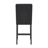 Lennon Black/Concrete 5-Piece Counter Height Set from Crown Mark - Luna Furniture