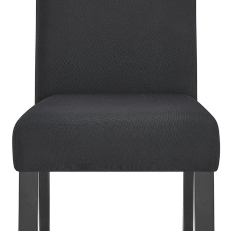 Lennon Black/Concrete 5-Piece Counter Height Set from Crown Mark - Luna Furniture