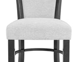 Camelia Dove Gray Round Counter Height Dining Set