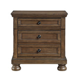 Begonia Dark Brown Nightstand