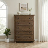 Begonia Dark Brown Bedroom Mirror