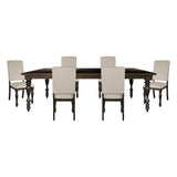 Begonia Grayish Brown 5-Piece Extendable Dining Set