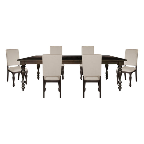 Begonia Grayish Brown 5-Piece Extendable Dining Set from Homelegance - Luna Furniture