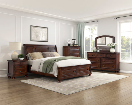 Cotterill Beige Full Bed from Homelegance - Luna Furniture