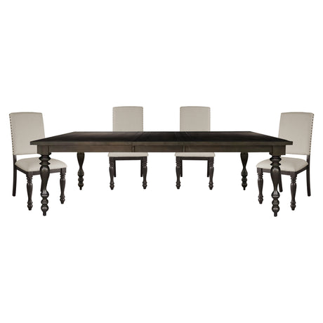 Begonia Grayish Brown 7-Piece Extendable Dining Set from Homelegance - Luna Furniture