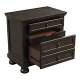 1718GY-1*9 5-Piece Bedroom Set (Queen Bed, Nightstand, Dresser, Mirror, Chest) from Homelegance - Luna Furniture
