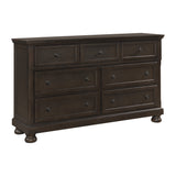 1718GY-1*9 5-Piece Bedroom Set (Queen Bed, Nightstand, Dresser, Mirror, Chest) from Homelegance - Luna Furniture