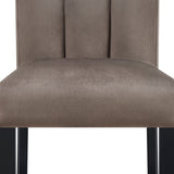 Vega Black/Brown Counter Height Chair, Set of 2 from Crown Mark - Luna Furniture