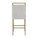 Hazel Weathered Oak/Neutral Counter Height Chair, Set of 2