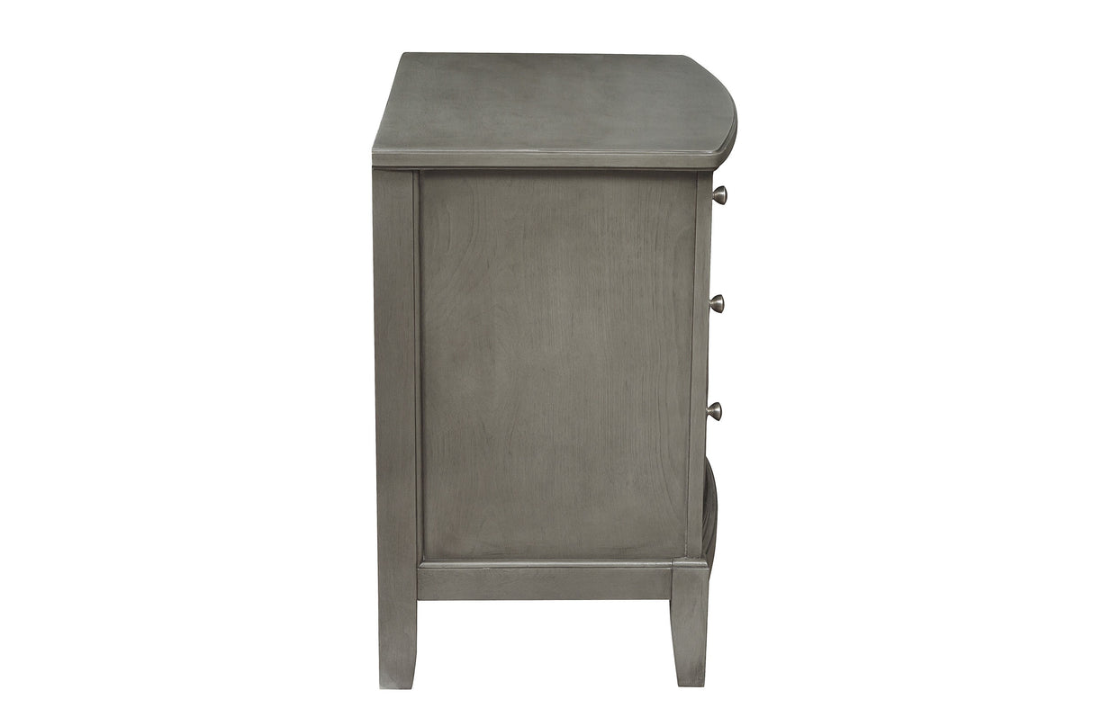Cotterill Gray Nightstand from Homelegance - Luna Furniture