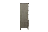 Cotterill Gray King Upholstered Panel Bed from Homelegance - Luna Furniture