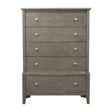 Cotterill Gray King Upholstered Panel Bed from Homelegance - Luna Furniture