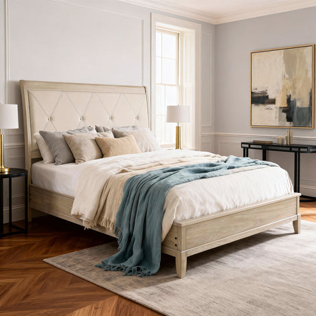 Cotterill Beige Full Bed from Homelegance - Luna Furniture