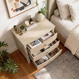 Cotterill Beige Nightstand from Homelegance - Luna Furniture