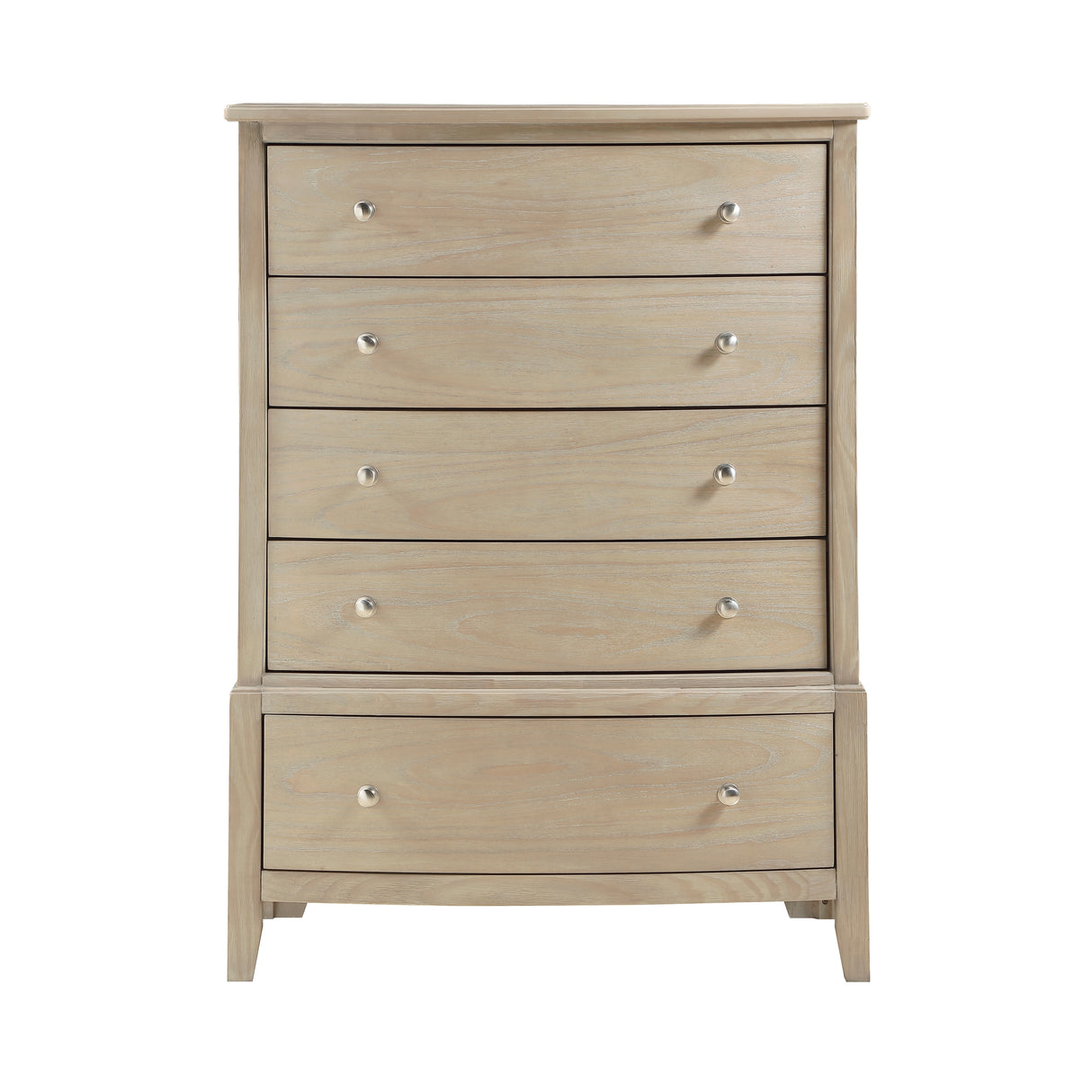Chesky Warm Espresso 5-Piece Bedroom Set (Queen Bed, Nightstand, Dresser, Mirror, Chest) from Homelegance - Luna Furniture