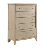 Chesky Warm Espresso 5-Piece Bedroom Set (Queen Bed, Nightstand, Dresser, Mirror, Chest) from Homelegance - Luna Furniture